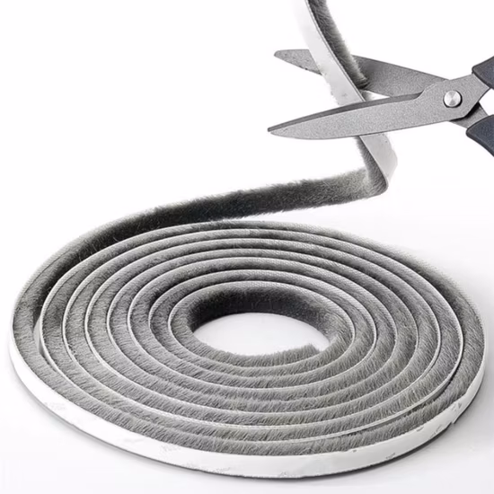 Window Seal Brush Self Adhesive Wool Pile Weather Strip